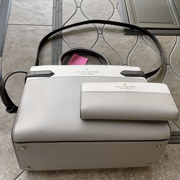 Kate Spade Staci Colorblock Medium Satchel & Staci Colorblock Large Slim Bifold - Picture 3 of 16